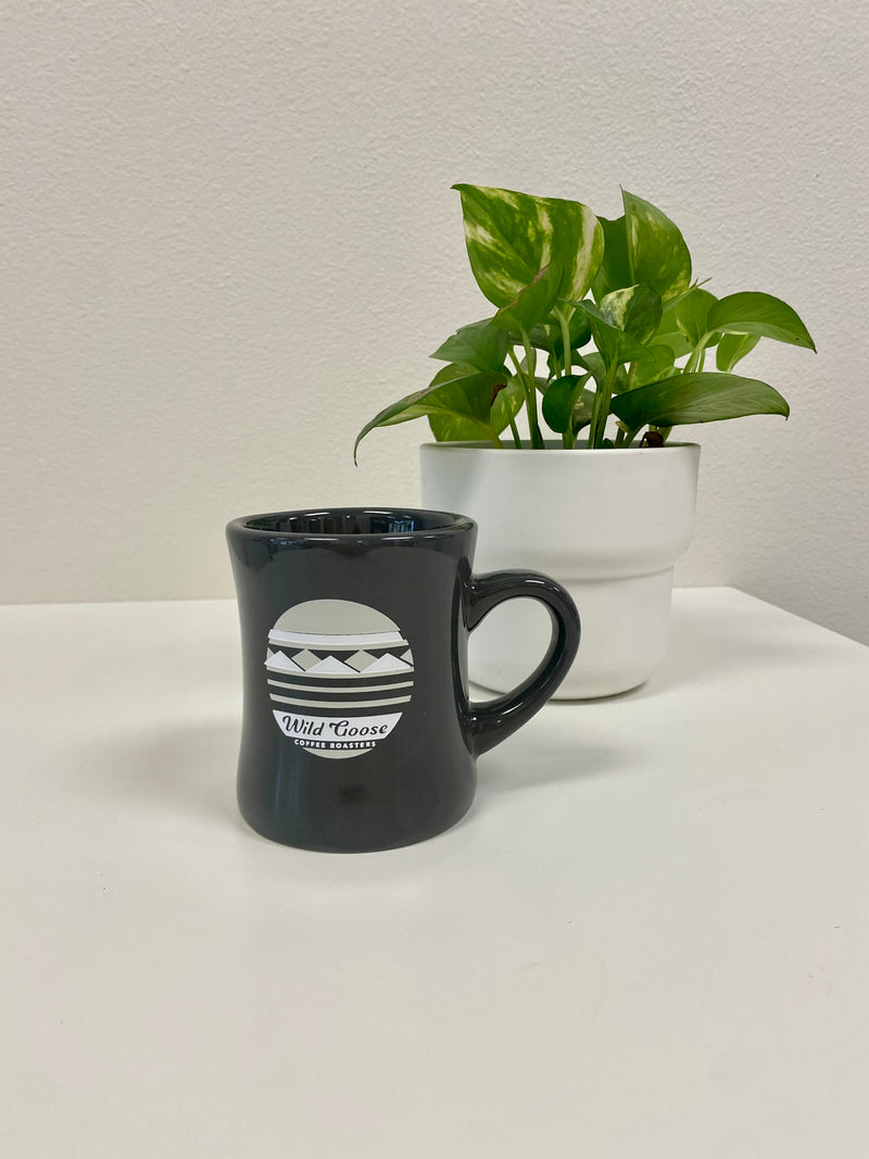 Dark Gray Diner Mug